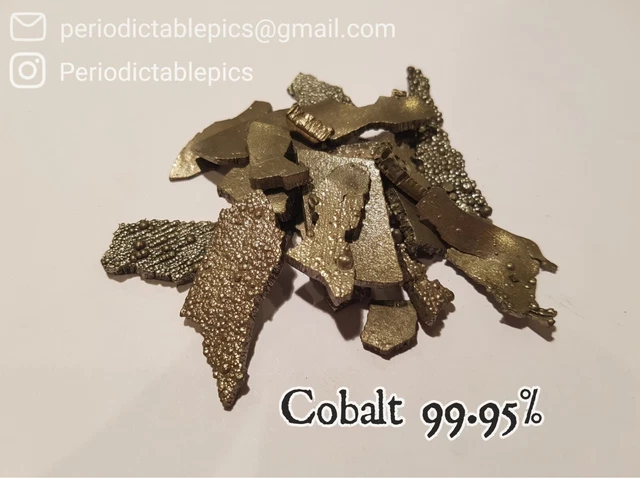 25g Cobalt Metal Electrolityc 99.95%
