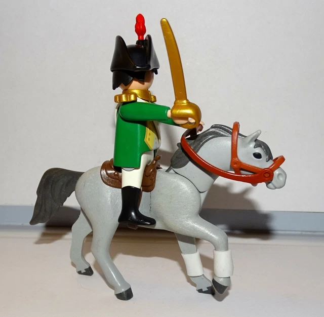 3 Hussards Playmobil Customisés - Figurines Vintage - Occasion Pour Collection