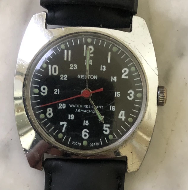 Montre Mécanique Vintage KELTON Armachoc - Occasion - Modèle Rétro Unisexe