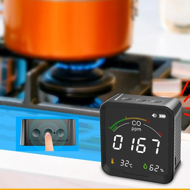 Moniteur de qualité de l'air portable haute définition thermohygromètre COmè