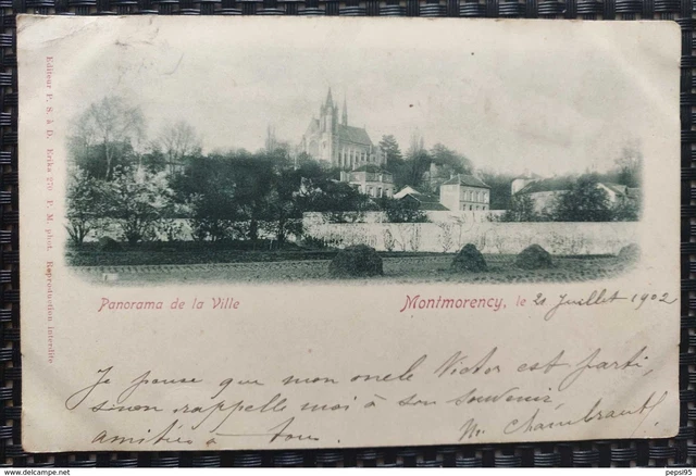 95 Val d'Oise - MONTMORENCY - Panorama de la Ville (Editeur P. S. à D. Erika 270