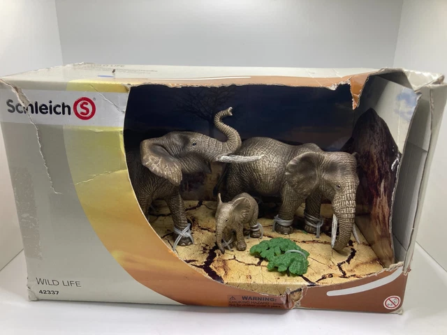 SCHLEICH WILDLIFE AFRICAN ELEPHANT FAMILY New SCHLEICH WILDLIFE AFRICAN ELEPHANT FAMILY New