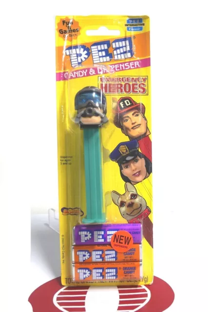 Emergency HEROES PEZ Dispenser Sealed MOC 2003 DIVER Retired