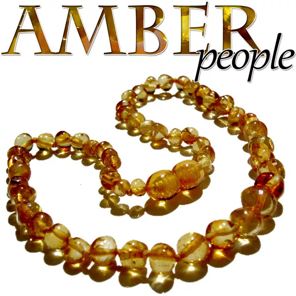 GOLDEN HONEY BALTIC AMBER CHILD NECKLACE Genuine & Authentic