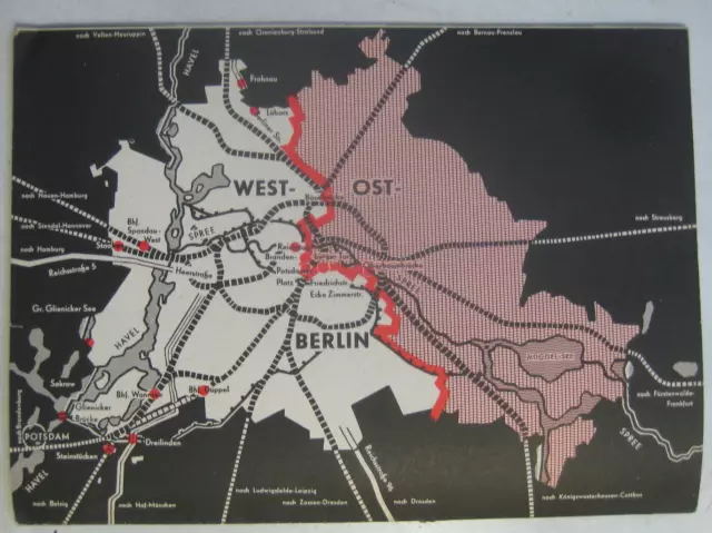 Berlin Freie Stadt zwischen Stacheldraht Mauer Republikflucht Berlinkrise DDR 59