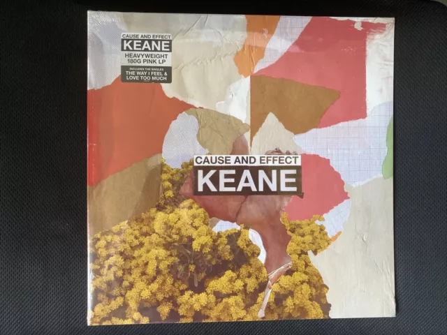 Keane Cause And Effect Heavyweight 180G Pink Vinyl Lp New & Sealed