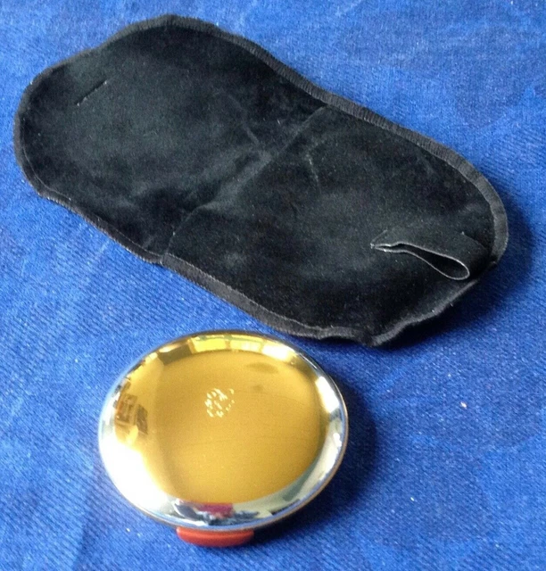 Miroir De Poche Double En Forme De Cœur - Argenté, Neuf En Stock