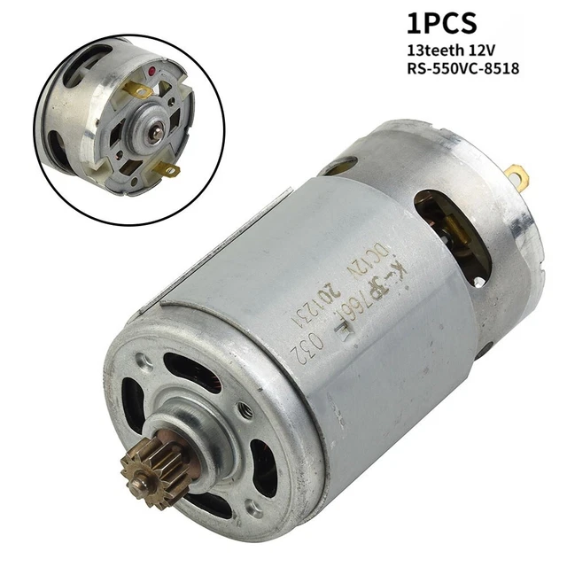 Moteur 12 V pour BOSCH-GSR,GSB,12-2-LI 120-LI,GSR12-2-LI GSR12-LI 13T RS-550VC-8
