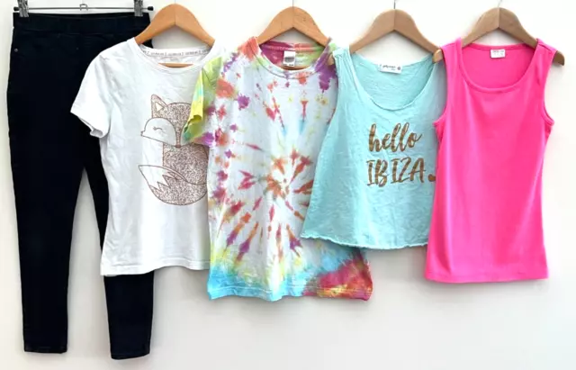 Girls Bundle Of Clothes Age 9-10 F&F Matalan Fruit Of The Loom