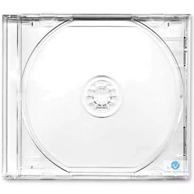 1 Single CD Maxi Jewel Case 10.4mm Spine Standard High Quality Clear Tray New