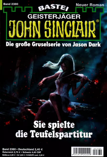 JOHN SINCLAIR Nr. 2380 - Sie spielte die Teufelsklavitatur - Jason Dark - NEU