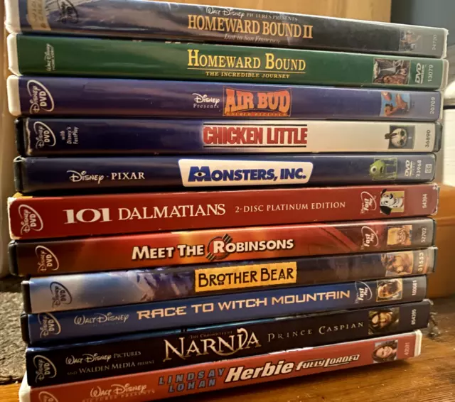 11 Disney DVDs (Lot of 11)