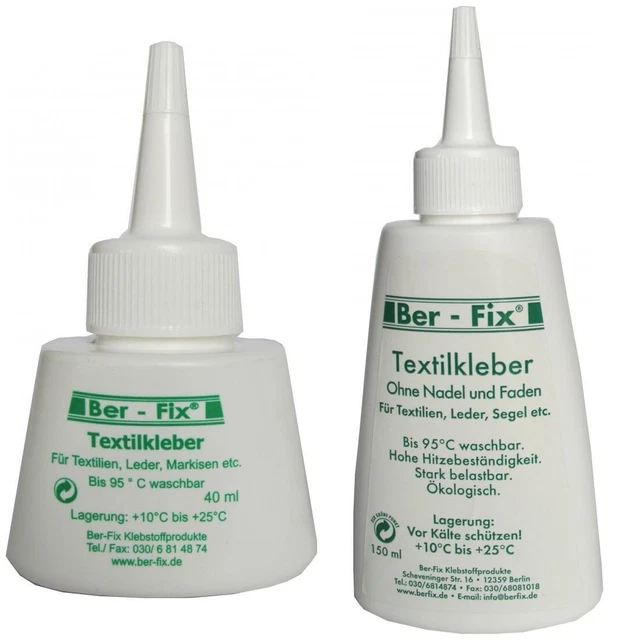 13,16 Euro pro 100g Ber-Fix Textilkleber - Inhalt: 190 ml