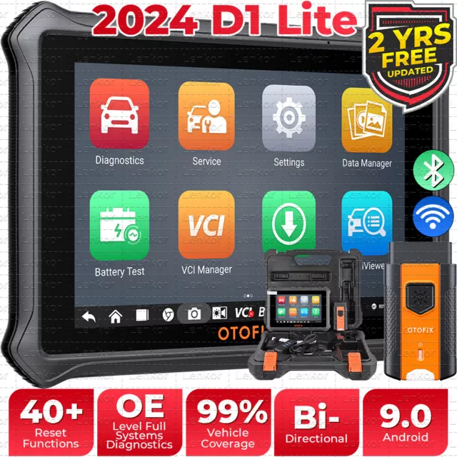 OTOFIX D1 Lite Bidirectional Full System Car Diagnostic Scanner KEY Coding tool