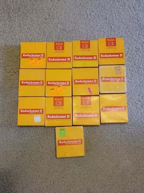 Kodak KODACHROME II Super 8 Cartridge Color Movie Film KA464 NOS EXPIRED SOLD EA