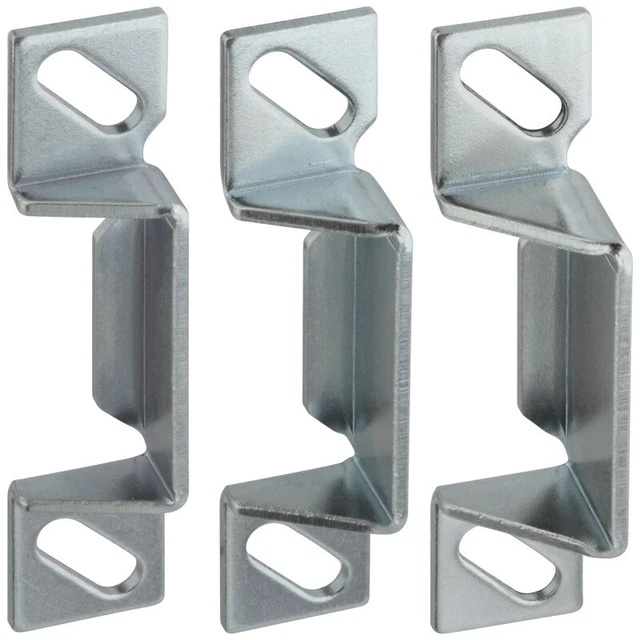 National Hardware  Zinc-Plated  Steel  Door Strike  1 pk