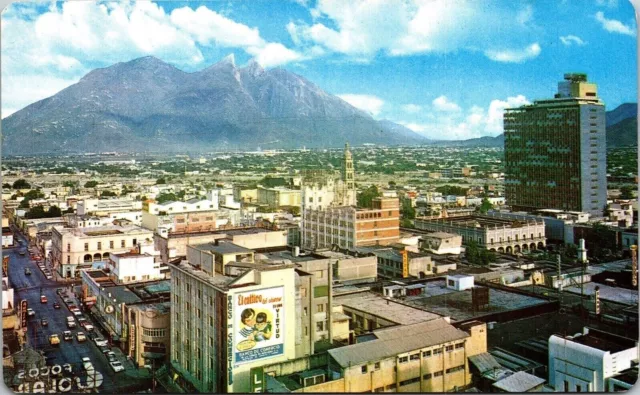 Vista Panoramica Panoramic View Monterrey NL Mexico Postcard UNP VTG Unused