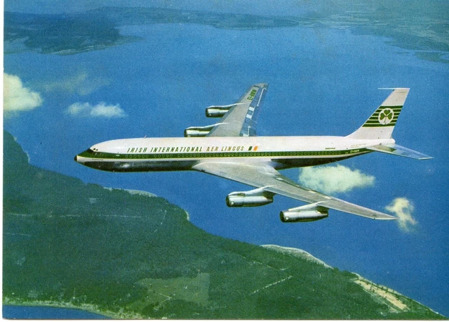 Airline Issue  Postcard Aer Lingus B707