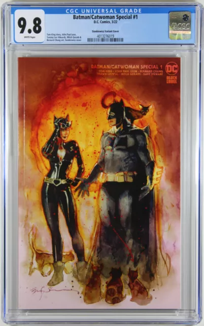 Batman/Catwoman Special #1 (Bill Sienkiewicz 1:25 Ratio Variant) ~ Cgc 9.8 Nm/M