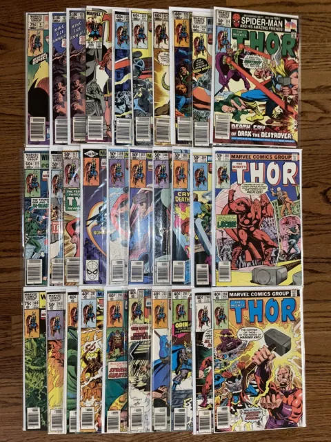 The Mighty Thor Bronze Age Lot (30)  Mid-High Grade