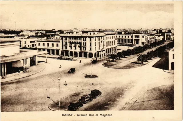 CPA AK RABAT - Avenue Dar El Maghzen MAROC (796773)