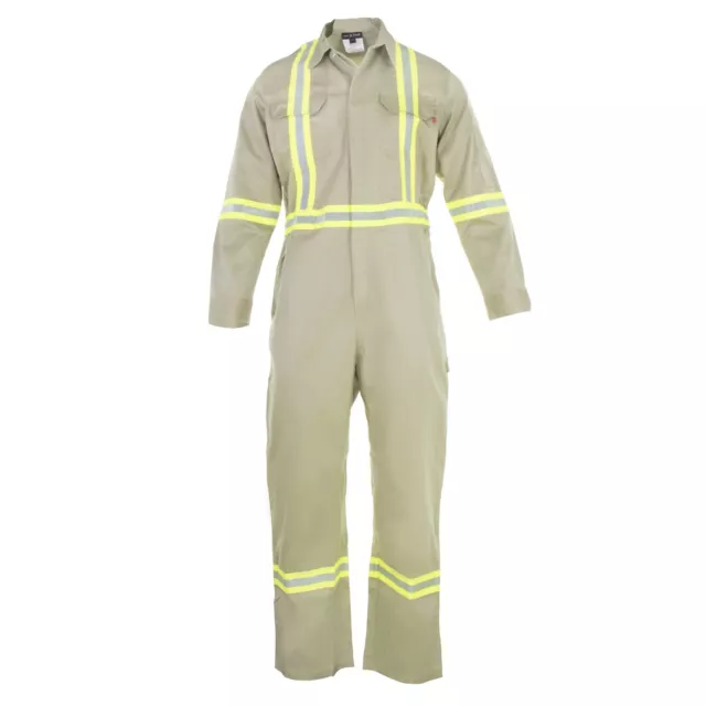 Flame Resistant FR High Visibility Hi Vis Coverall