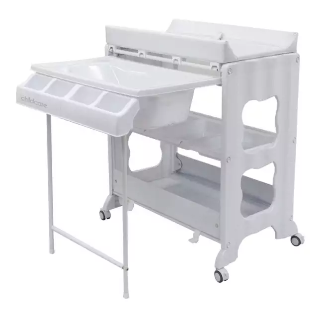 Childcare Montana All-in-one Bathing Changing Centre Table Baby Infant White 2