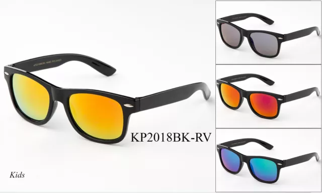 Kids Sunglasses Boys Girls Mirrored Classic Retro Eyewear Lead Free UV 100%