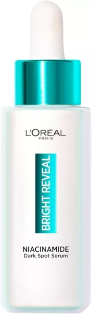 LOreal Paris Bright Reveal Dark Spot Niacinamide Serum 30ml New