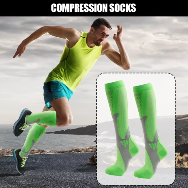 Travel Compression Socks Knee High Socks Maternity Nursing Socks 15-25mmHg 3