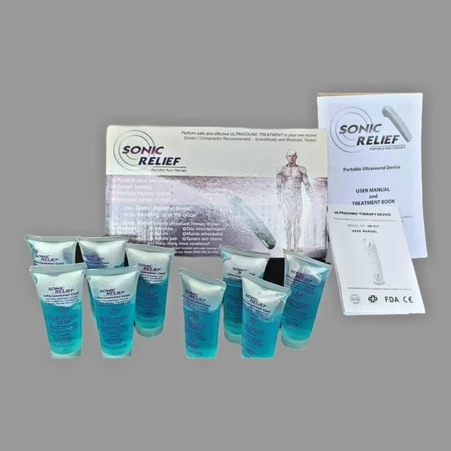 Sonic Relief Ultrasound Device Portable Pain Therapy SR-957