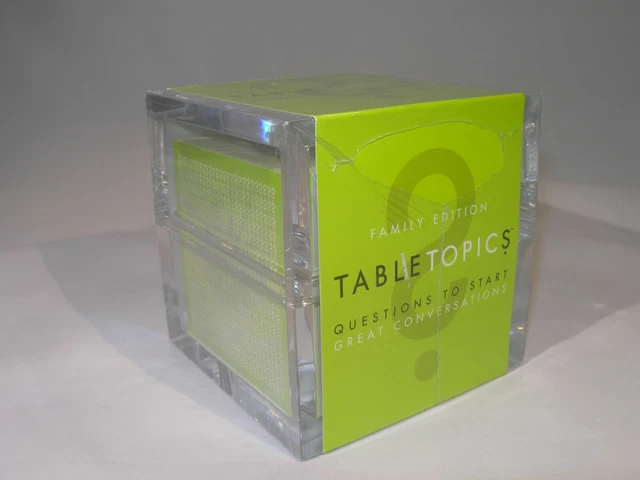 &TABLE TOPICS& FAMILY Edition Game Questions to Start Great