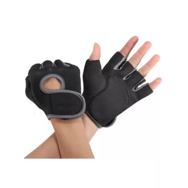 Guantes de Neopreno para Bicicleta Gimnasio Musculación Gym Unisex Fitness