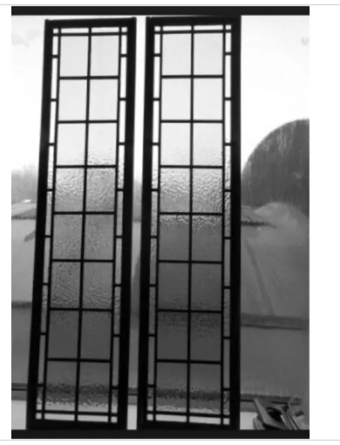 Tall Leaded glass windows  Or Sidelight Door Glass  12" x 48"   WOW