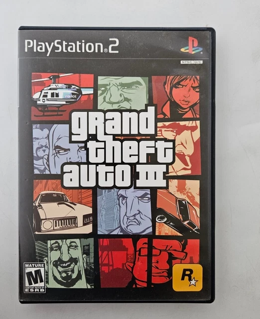 GRAND THEFT AUTO III GTA 3 (Sony PlayStation 2) PS2 (TESTED) Authentic