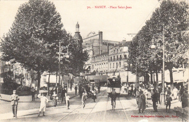 NANCY 70 place saint-jean tramway écrite