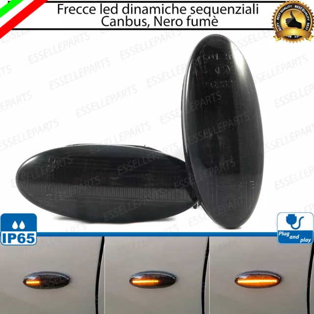 Coppia Frecce Laterali Fume' Progressive A Led Per Nissan Qashqai J10 Dinamiche