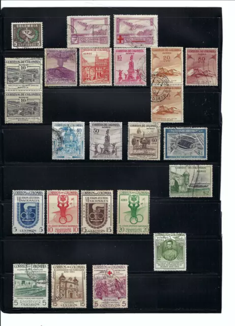 1954  You Birthday  Lot   38 Stamps     2 F.d.c   Colombia