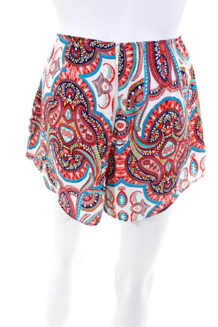 Show Me Your Mumu Womens Paisley Print Shorts Multi Colored Size Small 3