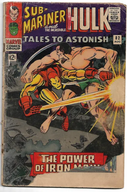 MARVEL Silver Age : Tales to Astonish #82 (Jack Kirby) Hulk (Gene Colan) Namor