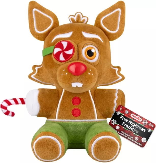 Funko Pop Plush Five Nights At Freddy's Holiday Gingerbread Foxy 7"