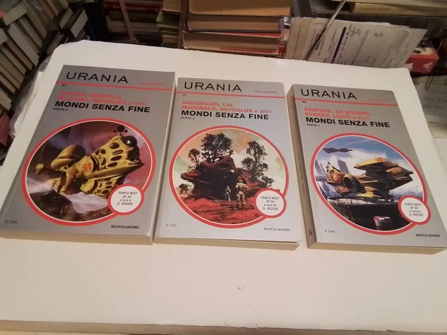 URANIA MILLEMONDI MONDI SENZA FINE - PARTE 1, 2, 3. n. 80, 81, 82, 13o24