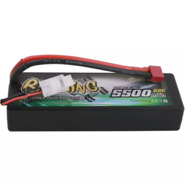 Gens ace Modellbau-Akkupack (LiPo) 7.4 V 5500 mAh Zellen-Zahl: 2 50 C Box