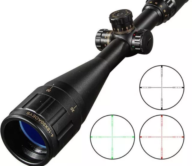 4-16x50 Scope Hunting Tactical Optical Sight Airsoft Sniper Accessories