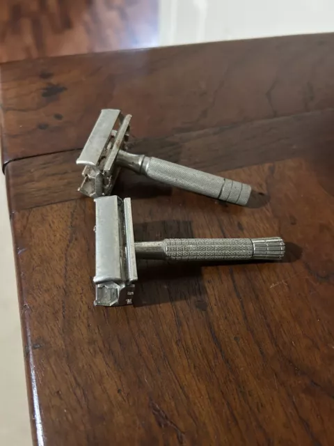 2 Vintage Gillette Razors