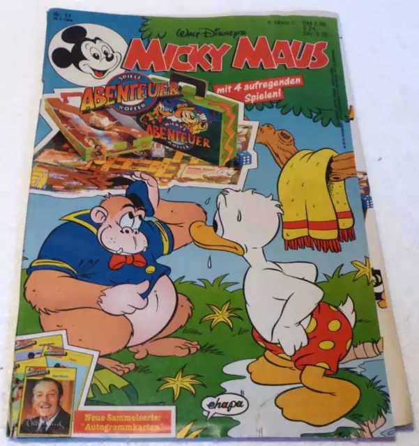 Comic Heft Nr. 11 (ohne Beilagen) "MICKY MAUS" Hefte (Walt Disney) Jahrgang 1994