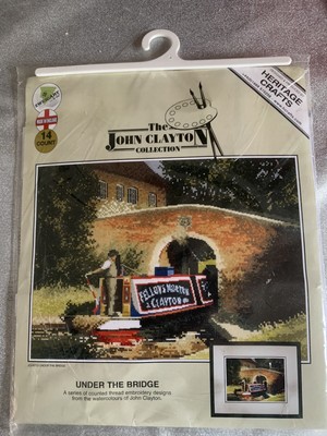 Heritage Stitchcraft John Clayton-sotto il ponte Ricamo Kit-Nee 
