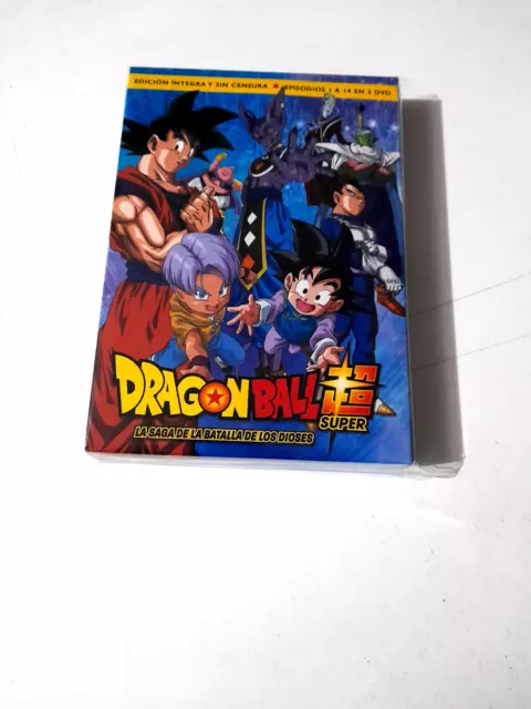 Dvd "Dragon Ball Super Box 1 La Saga De La Batalla De Los Dioses" 3Dvd Como Nuev