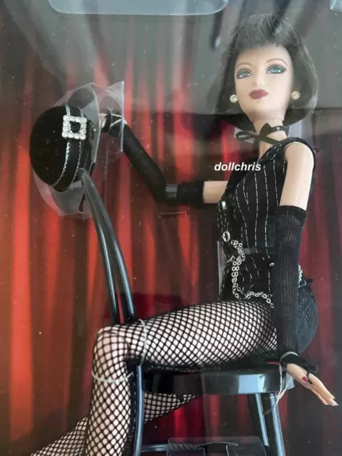 2007 Jazz Baby Cabaret Dancer Barbie Brunette Doll NRFB Gold Label Articulated