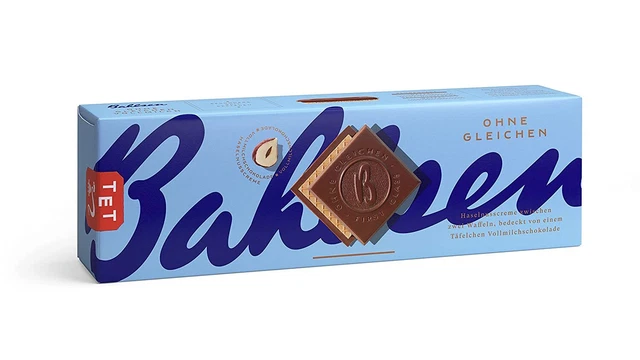 Bahlsen senza uguali latte intero cialda crema nocciole 11 x 125 g NUOVO MHD 2/24